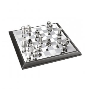 Scacchi Style lux box legno - 230x230 mm