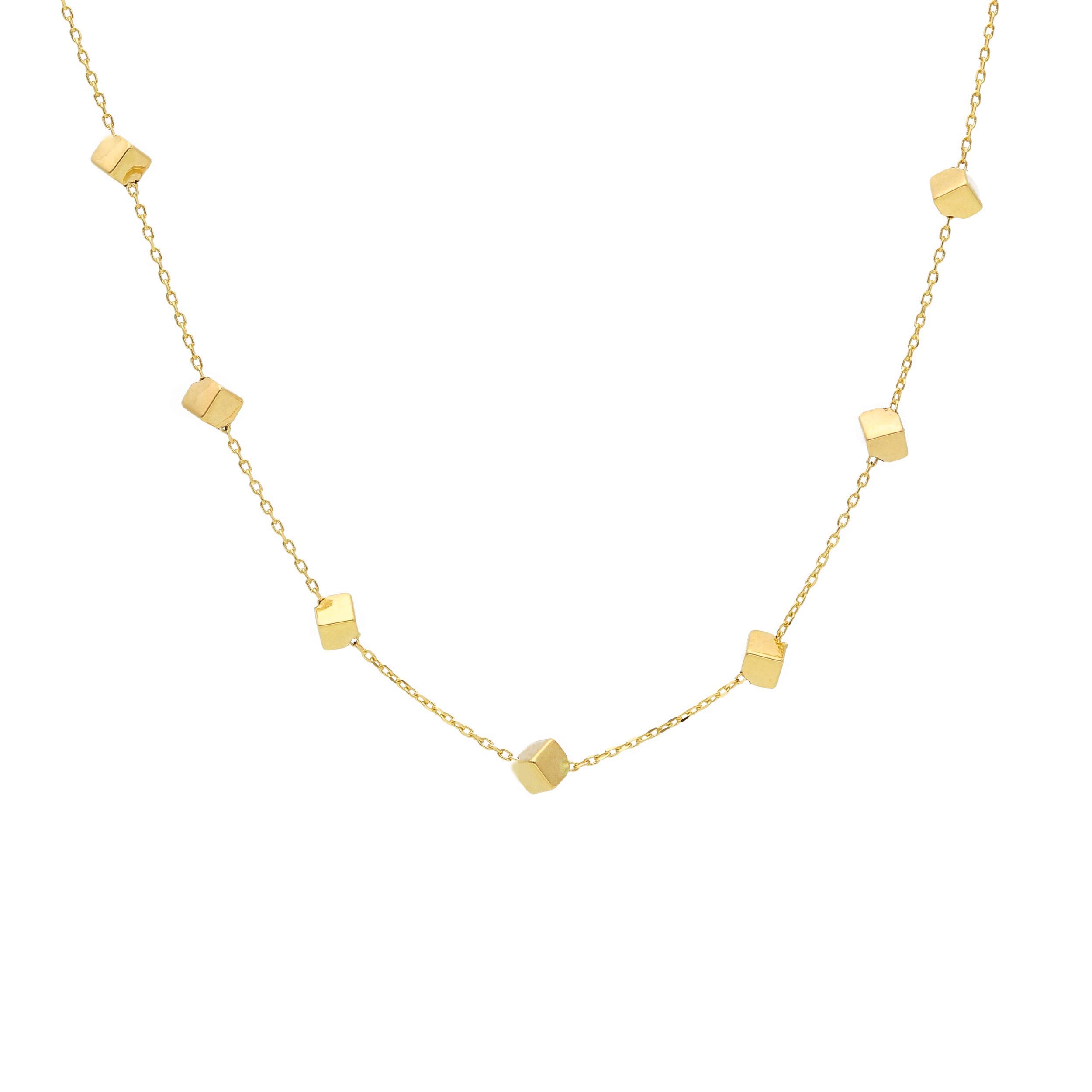 Girocollo Fantasia Pepite Oro Giallo 18kt